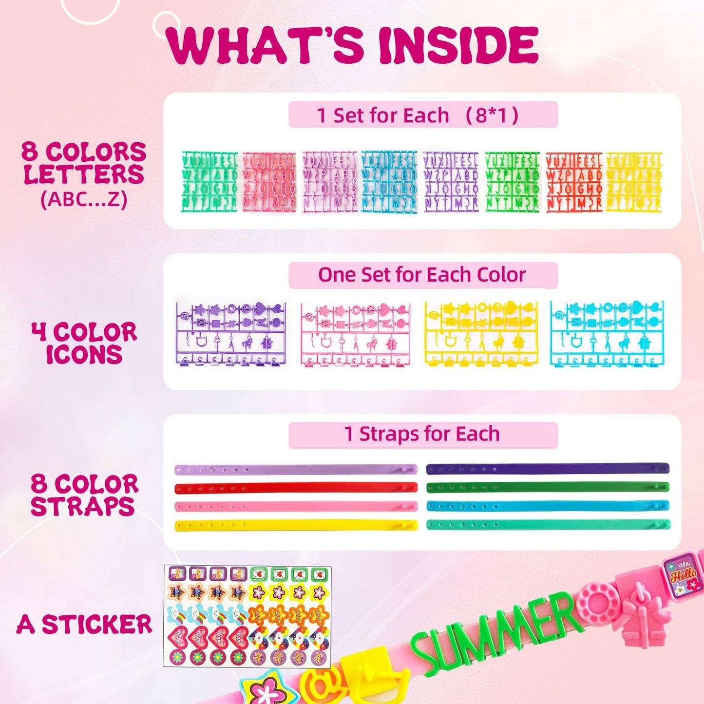 Art & Craft Kits for Kids, Christmas Gifts Friendship Bracelet Making Kit for Girls, DIY Jewelry Making Kit, Birthday Present for Ages 4-12, Toy for Age 4, 5, 6, 7, 8, 9, 10, 11, 12 Years Old