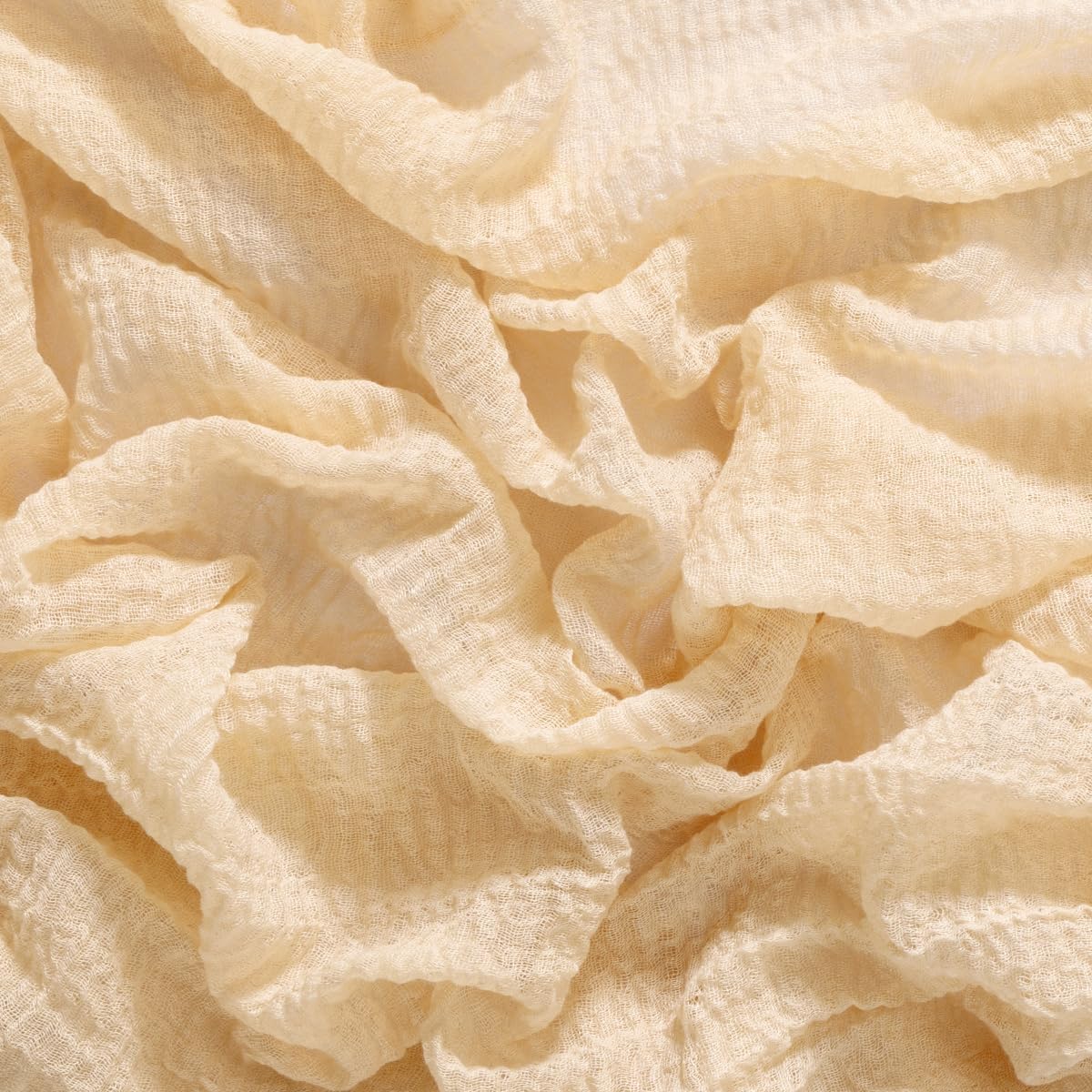 Socomi Beige Cheesecloth Table Runner Fall Thanksgiving Gauze 120 Inch Rustic Boho Cheese Cloth Runner for Wedding Party Baby Bridal Shower Centerpiece Decoration Holiday Home Decorations