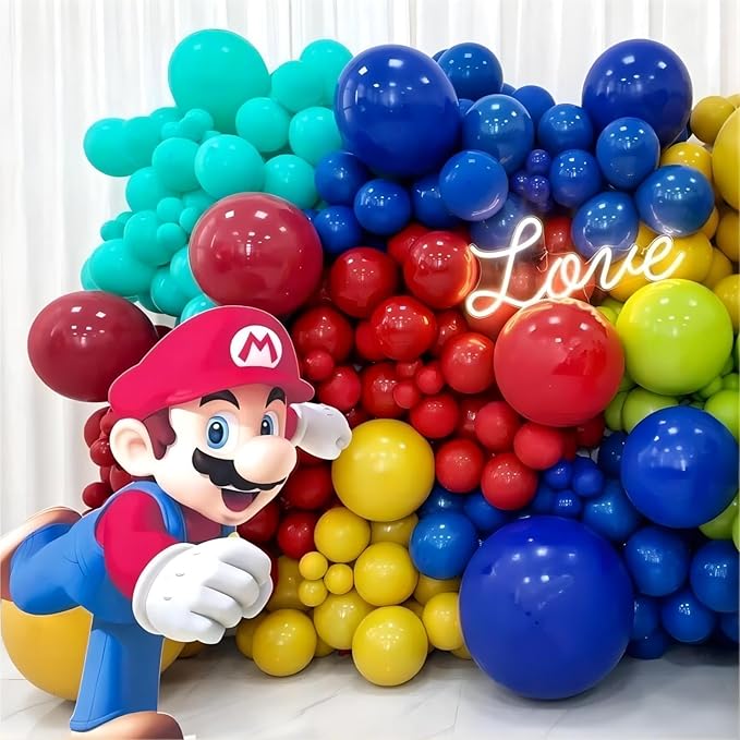 Royal Blue Balloons, 140pcs 18 12 10 5 Inch Different Sizes Pack Party Latex Balloons for Birthday Halloween Holiday Balloon Garland as Party Decorations