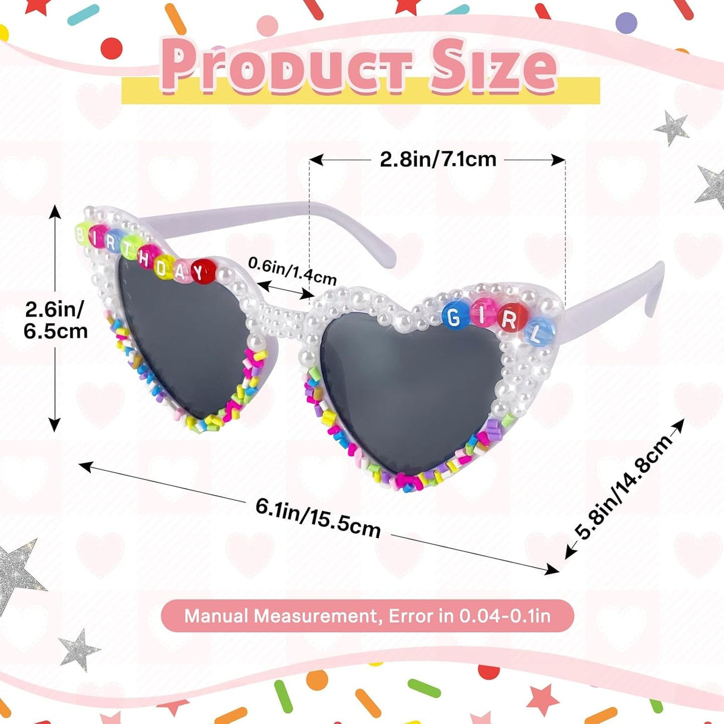 Birthday Sunglasses with Birthday Girl Crown, Birthday Glasses Birthday Headband Birthday Tiara for Women, Birthday Gifts Accessories Decorations