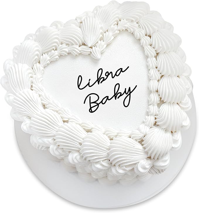 Libra Cake Topper – Zodiac Birthday Decoration for Libra Season, Horoscope Party Supplies for Baby or Adult Birthday (libra baby)