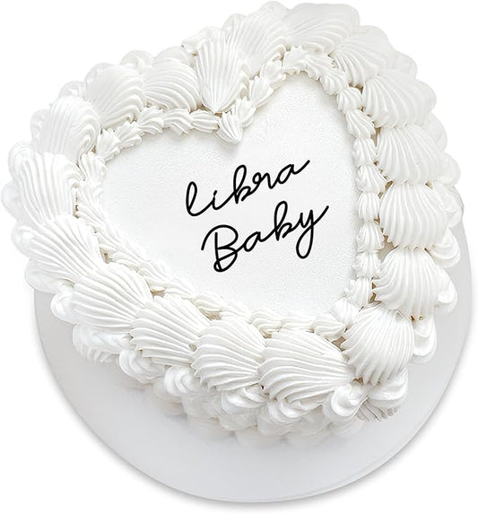 Libra Cake Topper – Zodiac Birthday Decoration for Libra Season, Horoscope Party Supplies for Baby or Adult Birthday (libra baby)