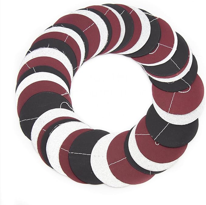 Silver Black and Burgundy-Red Birthday-Decorations - 52Ft Paper Garland Circle Dots Streamers Party Banner Girl Bridal Shower Wedding Bachelorette Engagement Graduation Hanging Decor Hongtongtong
