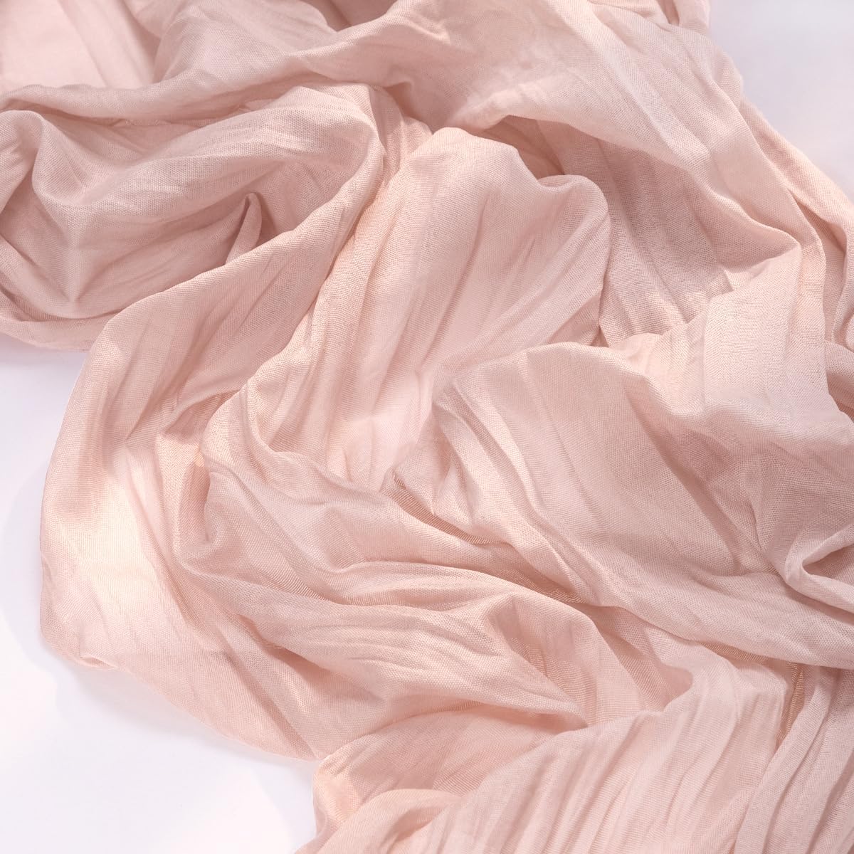 MLMC 3 Pack Pink Table Runner Dusty Pink Cheesecloth Table Runner 10ft Rustic Gauze Cheese Cloth Centerpiece Fall Decor 35x120 Inches for Wedding Bridal Baby Shower Birthday Party Decor