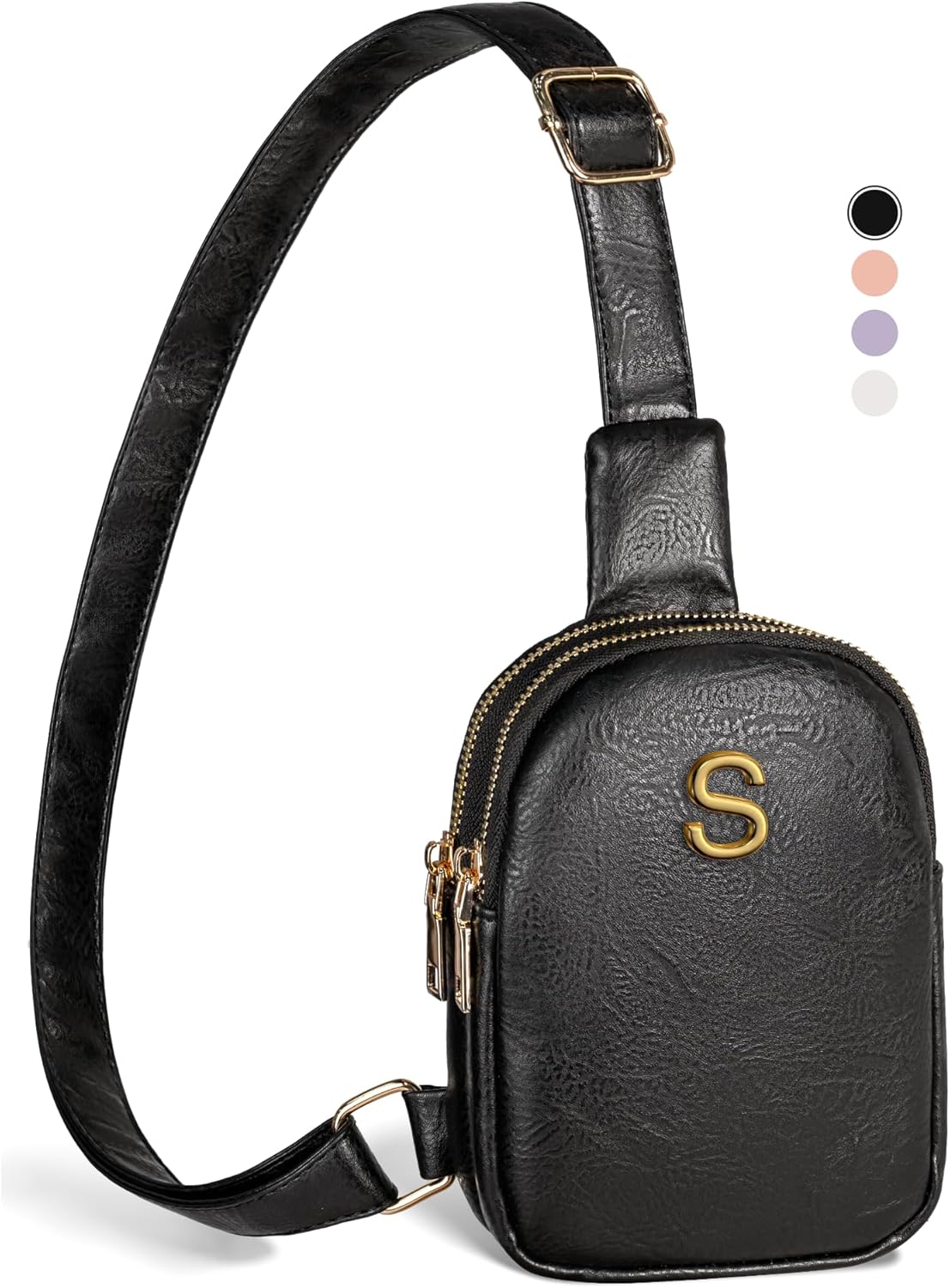 Teacher Appreciation Thank You Teacher Gift Idea, Mini Initial Crossbody Bags, Gifts for Teen Girls Women, Lightweight Sling Purse, Birthday Gifts, Retirement Gifts, Gifts for Coworker