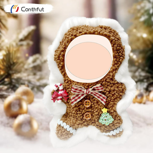 17cm/15cm Doll Clothes,Christmas Bag Outfit Set,Christmas Bag Accessories,Stylish Clothes Set Dress Up (No Doll) (Brown+White)