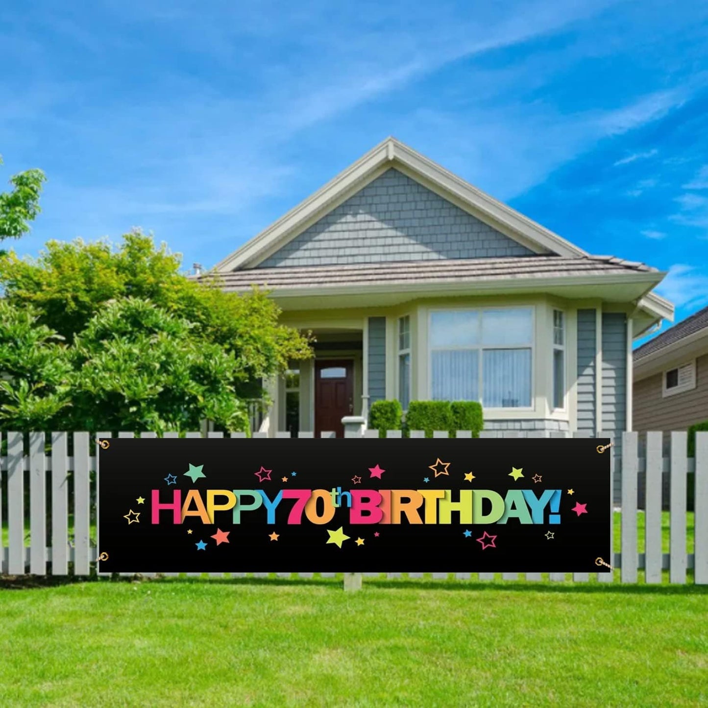 Custom Banners and Signs Personalized Banner Custom Photo/Text Banner Customize Banners for Parties Business Birthday Customize for Outdoor(6'x3')