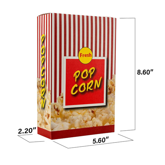 MT Products Popcorn Boxes 1.8 oz. - #3.5 Popcorn Buckets for Party - Pack of 750