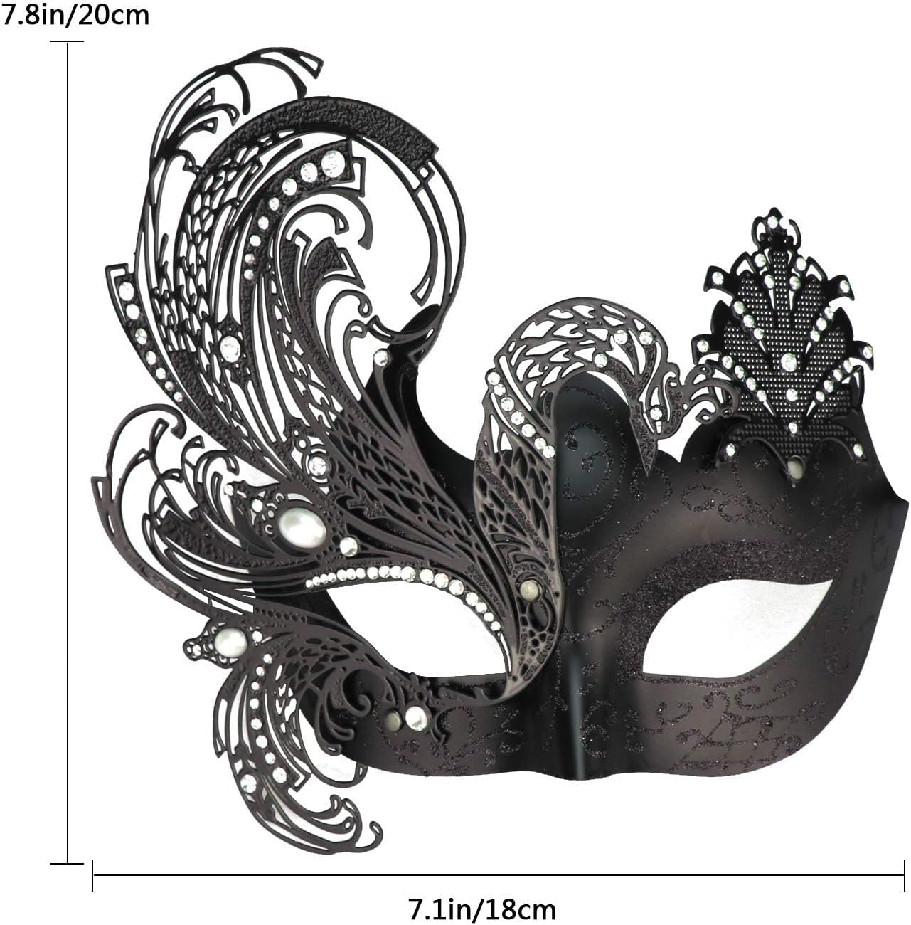 Mysterious Venetian Butterfly Lady Masquerade Halloween Party Mask Evening Prom Ball Mask Bar Costumes Accessory