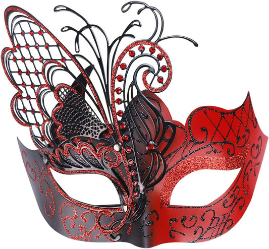 Mysterious Venetian Butterfly Lady Masquerade Halloween Party Mask Evening Prom Ball Mask Bar Costumes Accessory