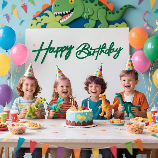 Green Happy Birthday Sign for Backdrop - Felt Happy Birthday Letters for Balloon Arch Party Wall Decor Large Sign for Boys Girls Women Party Baby Shower Decorations