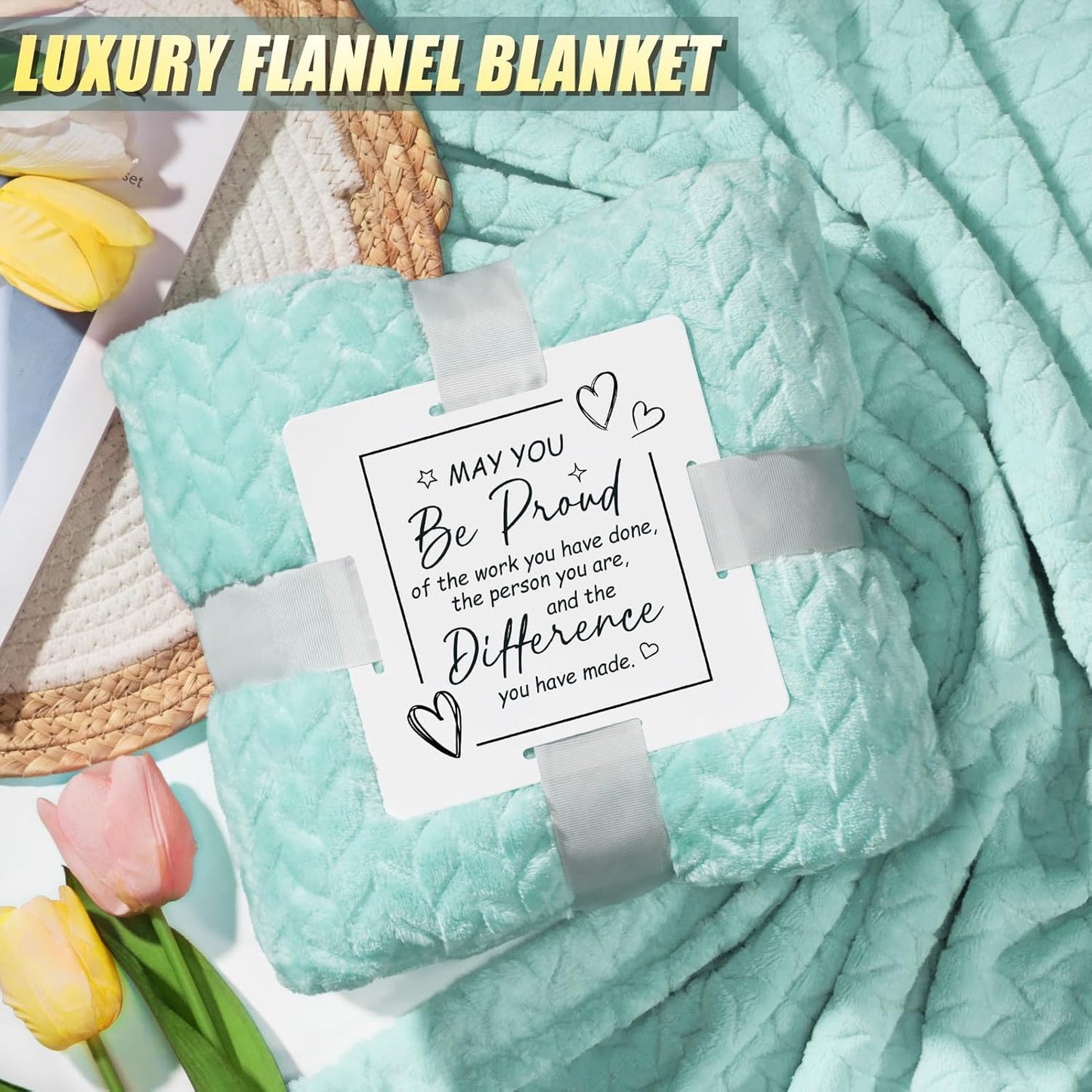 Happy Retirement Gift for Woman 2025, Cool Retirement Gifts for Women Coworkers, Funny Retired Gifts Idea for Women Teacher Nurse Retirees Boss Friends Mom Grandma, Farewell Leaving Gift with Blanket