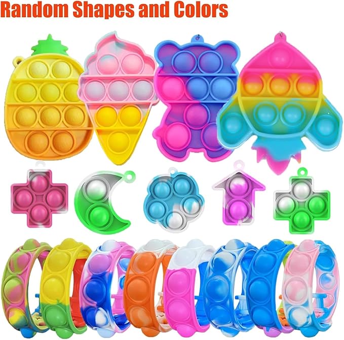 126 Pcs Party Favors for Kids, Treasure Box Toys for Classroom, Prize Box Toys for Kids, Goodie Bags Stuffers, Pinata Filler, Treasure Chest Fidget Birthday Gifts Stocking Stuffers