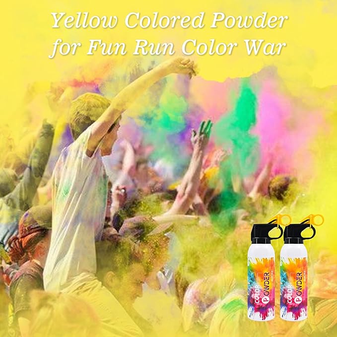 Photo Fog Atmosphere Smog 2 Pack Fire Extinguisher Yellow for Gender Reveal Photoshoot Video Props Stage Mister Foggers Yellow Smoke Gender Reveal Extinguisher for Birthday Wedding Party Celebration
