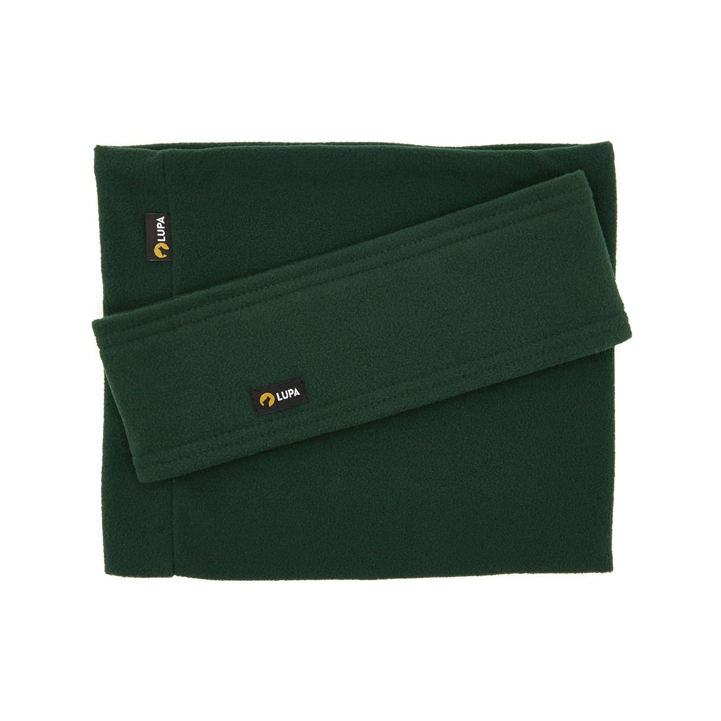 Lupa Handmade Unisex Triple-Layer Micro Fleece Headband Ear Warmer - Dark Green