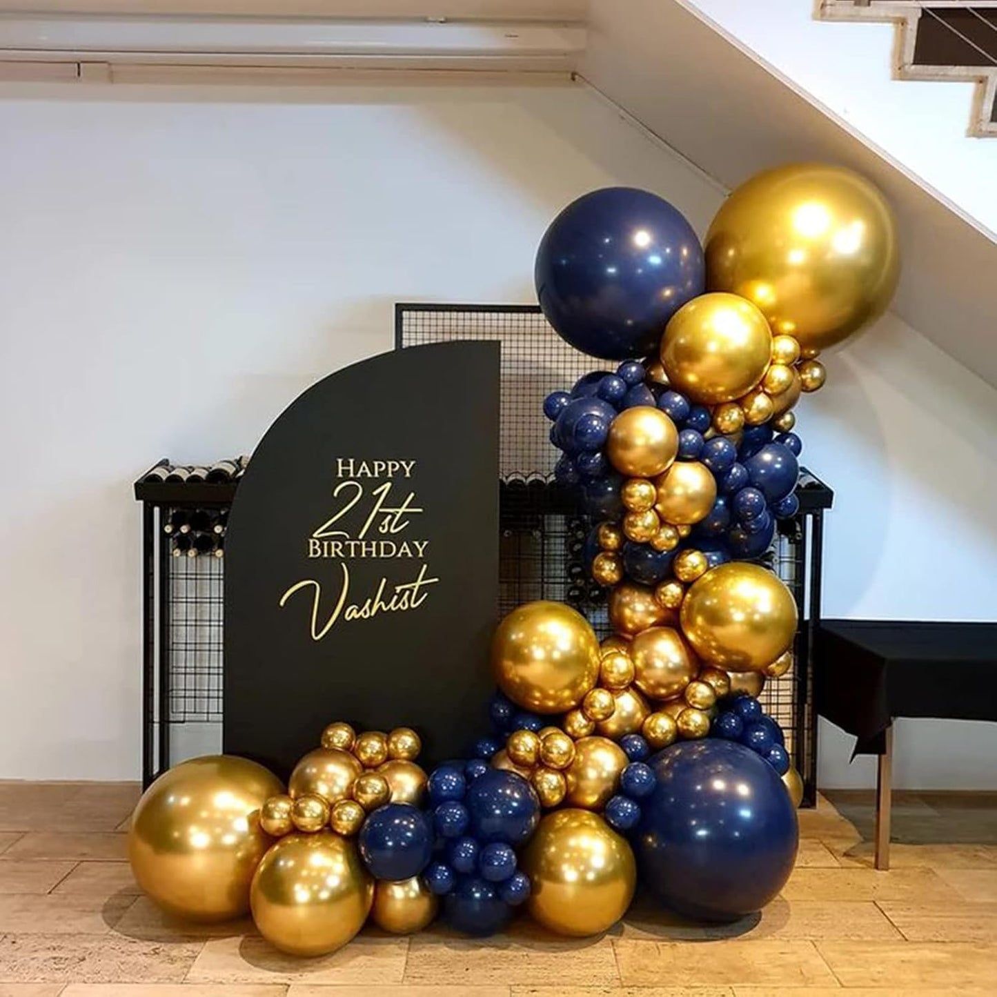 105pcs Navy Blue Balloons 12inch Dark Blue Balloons for Birthday Graduation Baby Shower Anniversary New Year Party Holiday Decorations