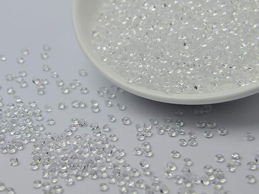 ZKC 8mm 2000PCS Clear Crystal Acrylic Diamond Vase Fillers Beads for Wedding Centerpiece Table Scatter Shower Party Vase Beads Decorations