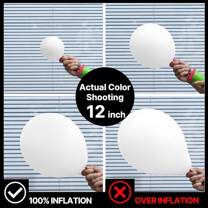PartyWoo White Balloons 140 pcs Different Sizes of 18 12 10 5 Inch White Balloons Arch Kit Garland for Wedding Baby Shower Birthday Bridal Shower Graduation Engagement Party Decorations White-Y13