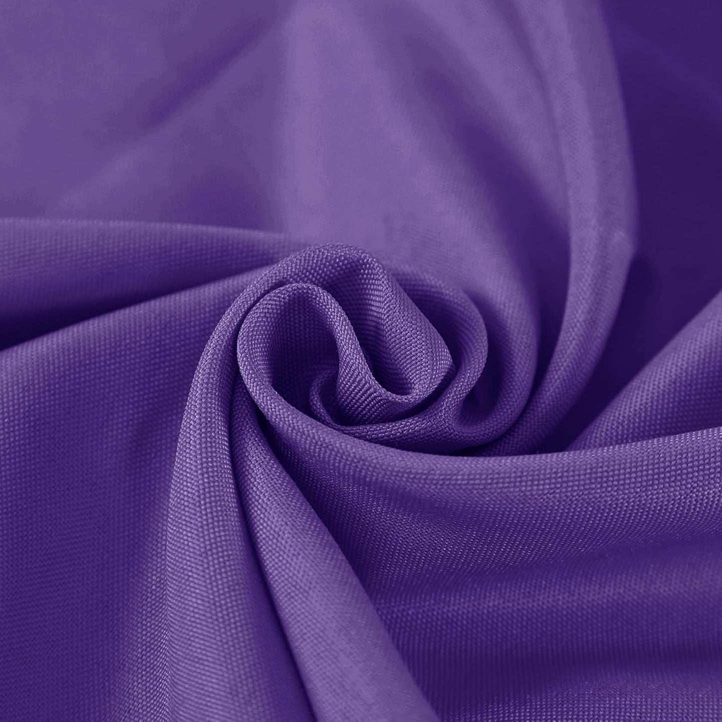 Fokitut 2 Pack Waterproof Round Tablecloth, 120 Inch, Stain Resistant and Wrinkle Polyester Table Cloth, Fabric Table Cover for Kitchen Dining, Wedding, Party, Holiday Dinner-Purple