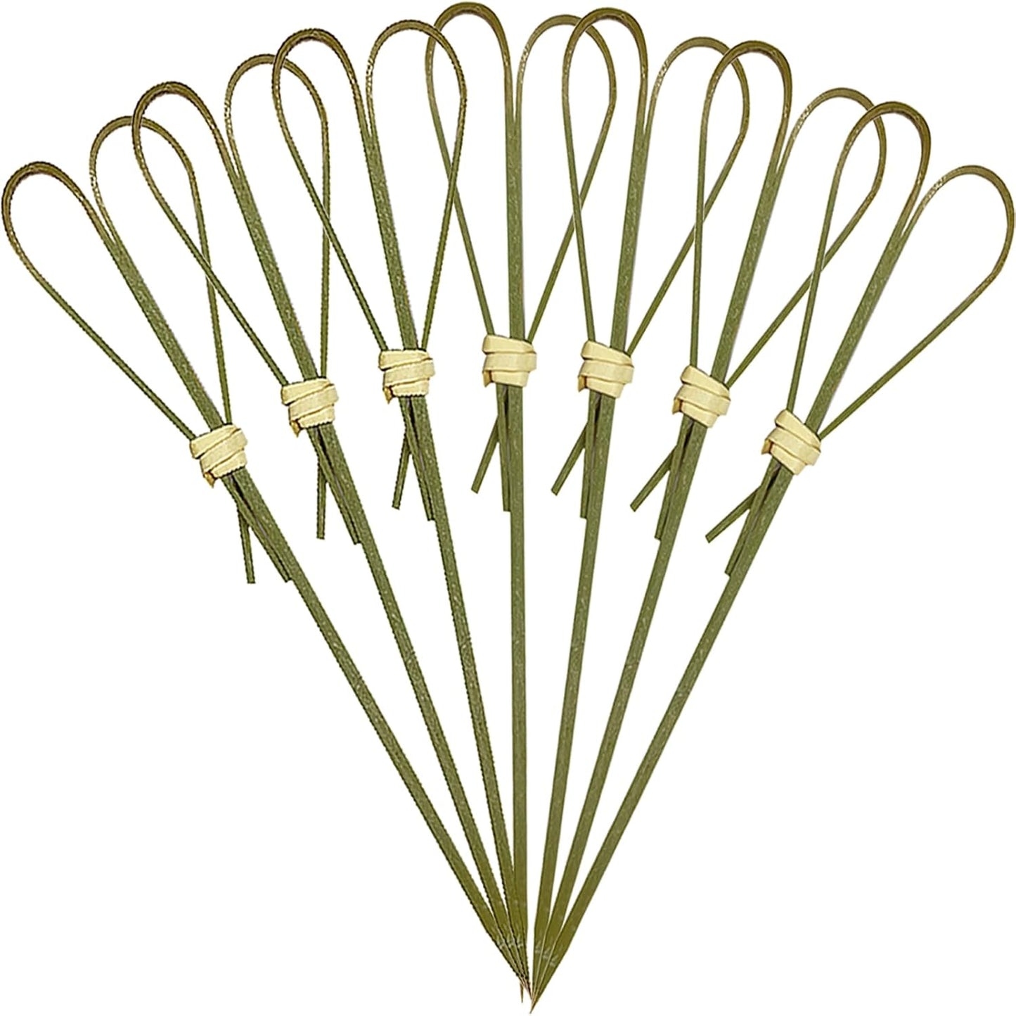 500 Pcs Cocktail Picks Skewers for Appetizers, Charcuterie Accessories, Heart Shaped Bamboo Sticks, Toothpicks for Appetizers Picks, 4.7 Inch Cocktail Toothpicks, Cyan