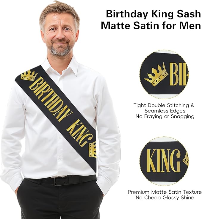 60th Birthday Decorations for Men, Black Gold Back in 1966 Party Supplies with Banner, Backdrop, Sash, Balloons, Cake Topper, Honeycomb Centerpieces, Happy 60th Birthday Decorations Kit