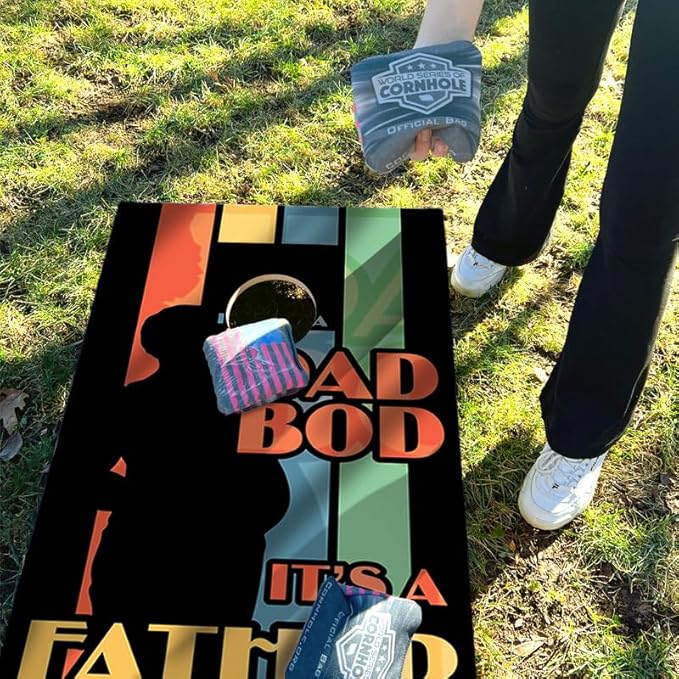 World Series of Cornhole Official Regulation Size Cornhole Boards – Durable All-Wood Construction Bean Bag Toss Set | Rugged Outdoor Game for Tournaments, BBQs, & Backyard Battles