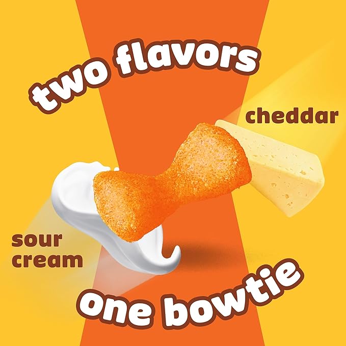 Pringles Mingles Puffed Snacks, Cheddar and Sour Cream, Cheese Puffs, Salty Snacks (6 Bags)