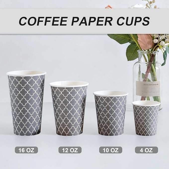 Lamosi 600 Pack 4 oz Paper Cups, Disposable Paper Coffee Cup, Small Espresso Cups for Bathroom, Mouthwash, Home, Party and Office