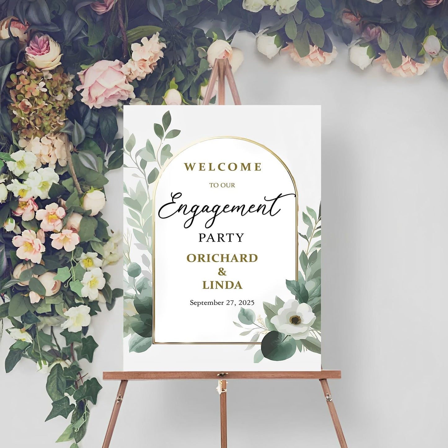 Welcome To The Celebration Engagement Sign, Engagement Welcome Sign, We're Engaged Sign, Engagement Party Gifts For Couples, Engagement Party Table Decorations, Engagement Party Decor