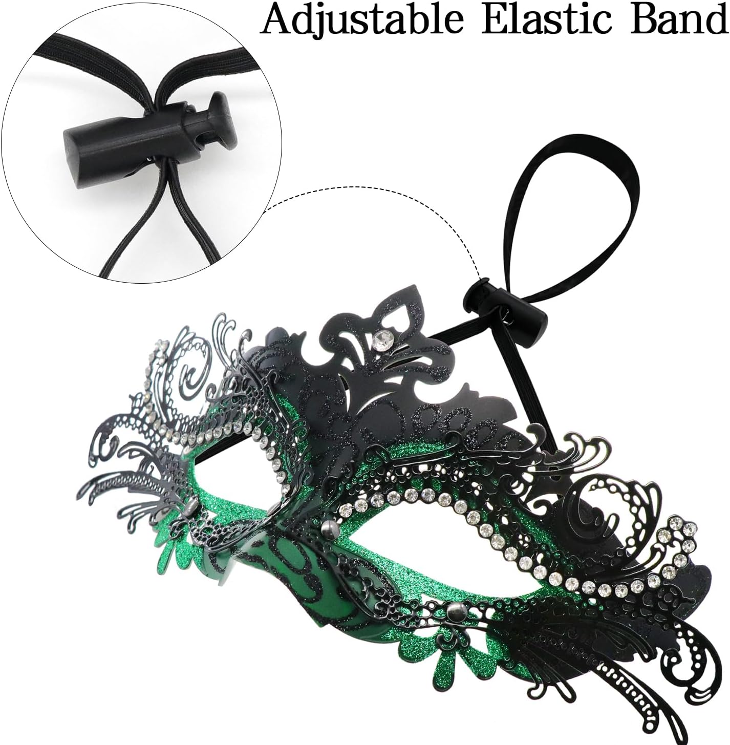 Coddsmz Masquerade Mask Venetian Masks Mardi Gras Mask Prom Ball Costume Mask Wedding Halloween Christmas Party Mask