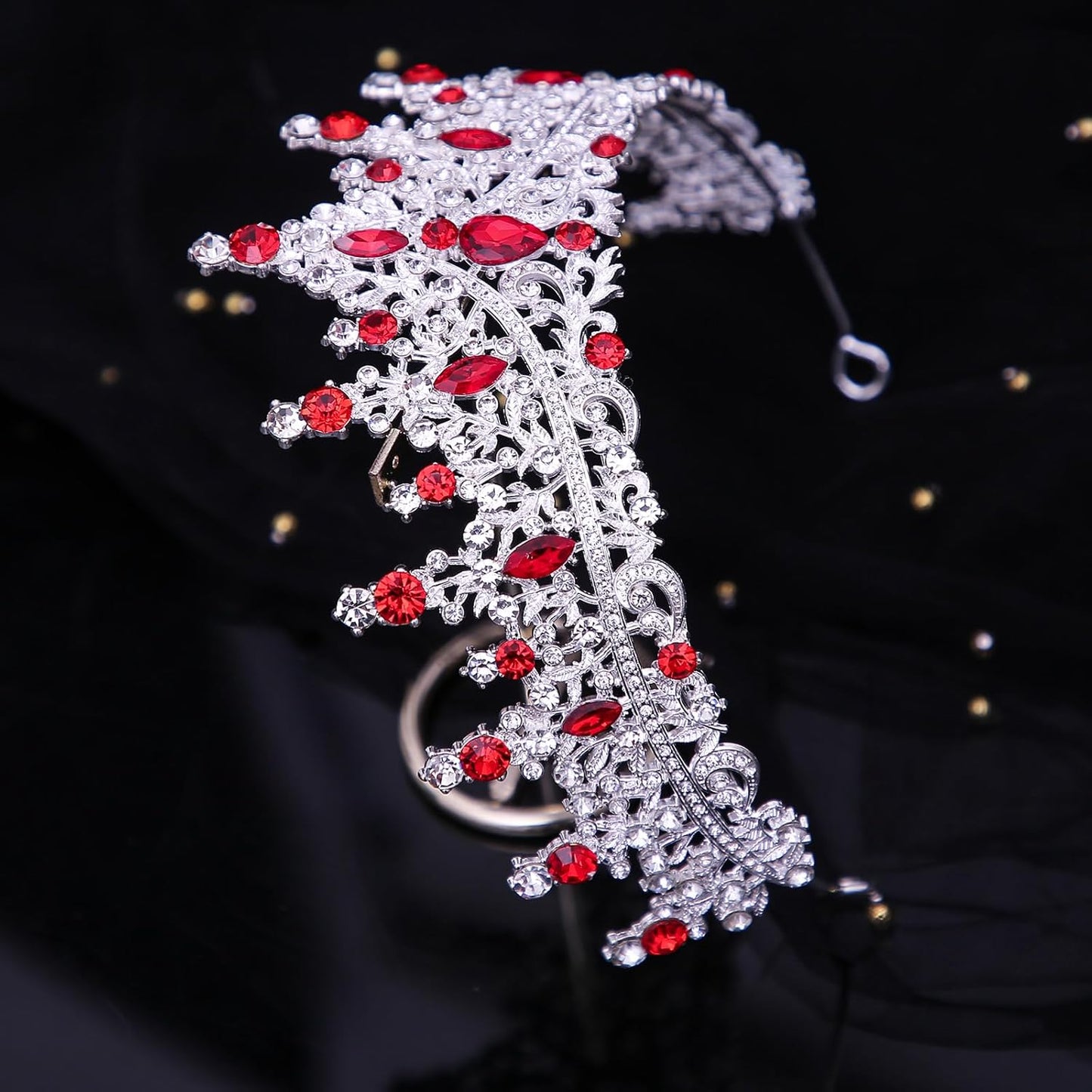 Tiaras and Crowns for Women Crystal Princess Tiaras Rhinestone Queen Crowns For Wedding Bridal Birthday Prom Pageant Party (Tiara 100)