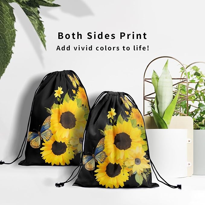 Nerxy Leaf Grip Bags for Gymnastics Tropical Leaves Grip Bag Botanical Drawstring Storage Bags