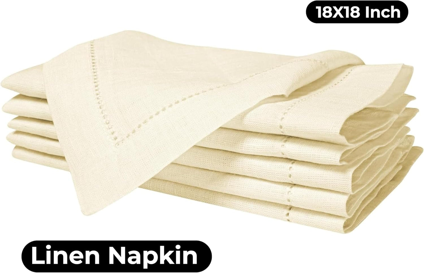 Homidate Cloth Dinner Napkins – Machine Washable Reusable Fabric Napkins for Weddings, Parties & Table Decorations