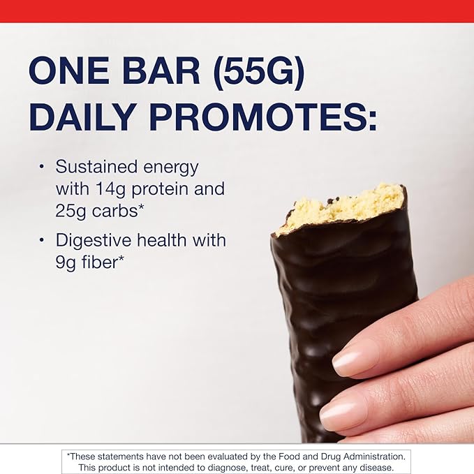 Metagenics Ultra Energy Bars - Helps Sustain Energy, Caramel Sea Salt Flavored | 12 Bars