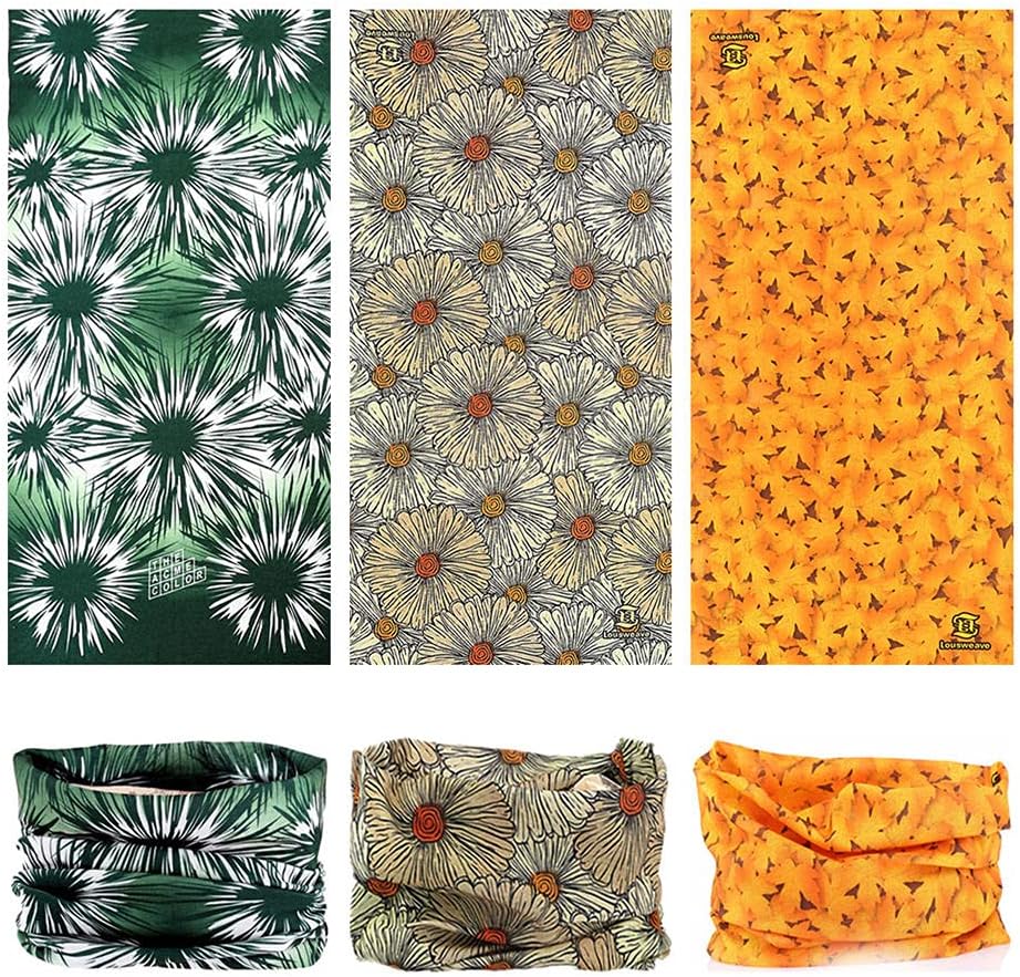 Headband Neck Gaiter Head Wrap Headwear Face Mask Magic Scarf Bandana for Men and Women