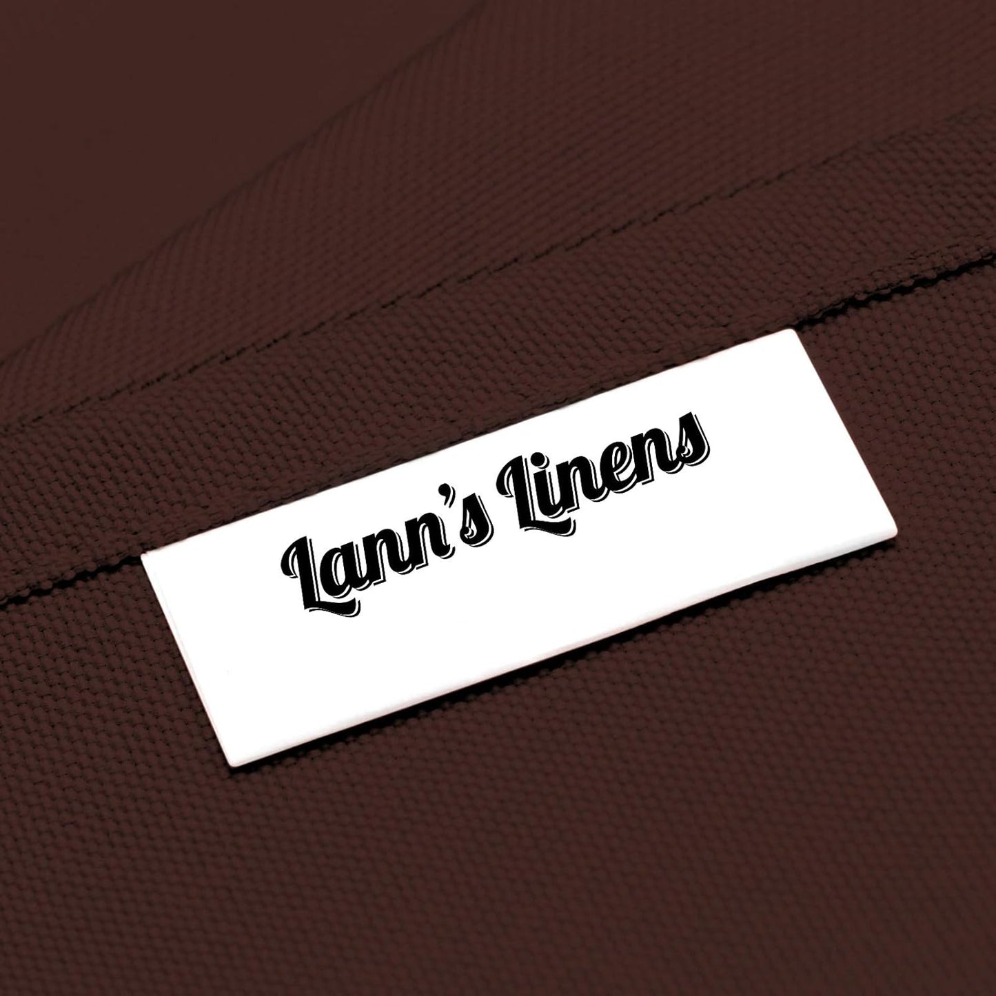 Lann's Linens - 90" Round Premium Tablecloth for Wedding/Banquet/Restaurant - Polyester Fabric Table Cloth - Chocolate Brown