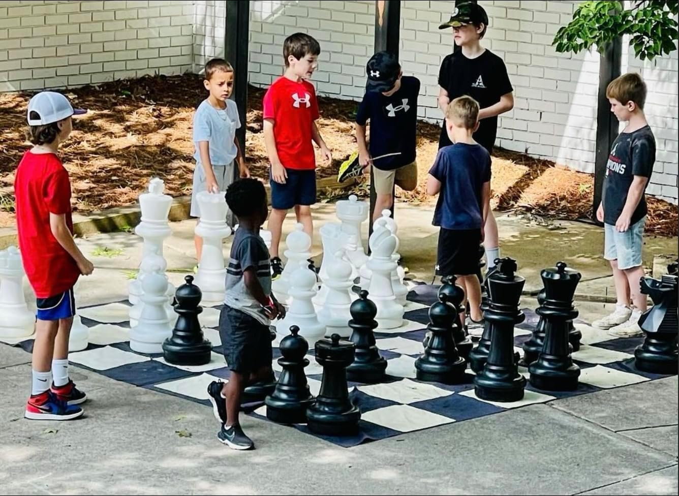 MegaChess Giant Oversized Premium Chess Set with 25 Inch Tall King with Quick Fold Nylon Mat