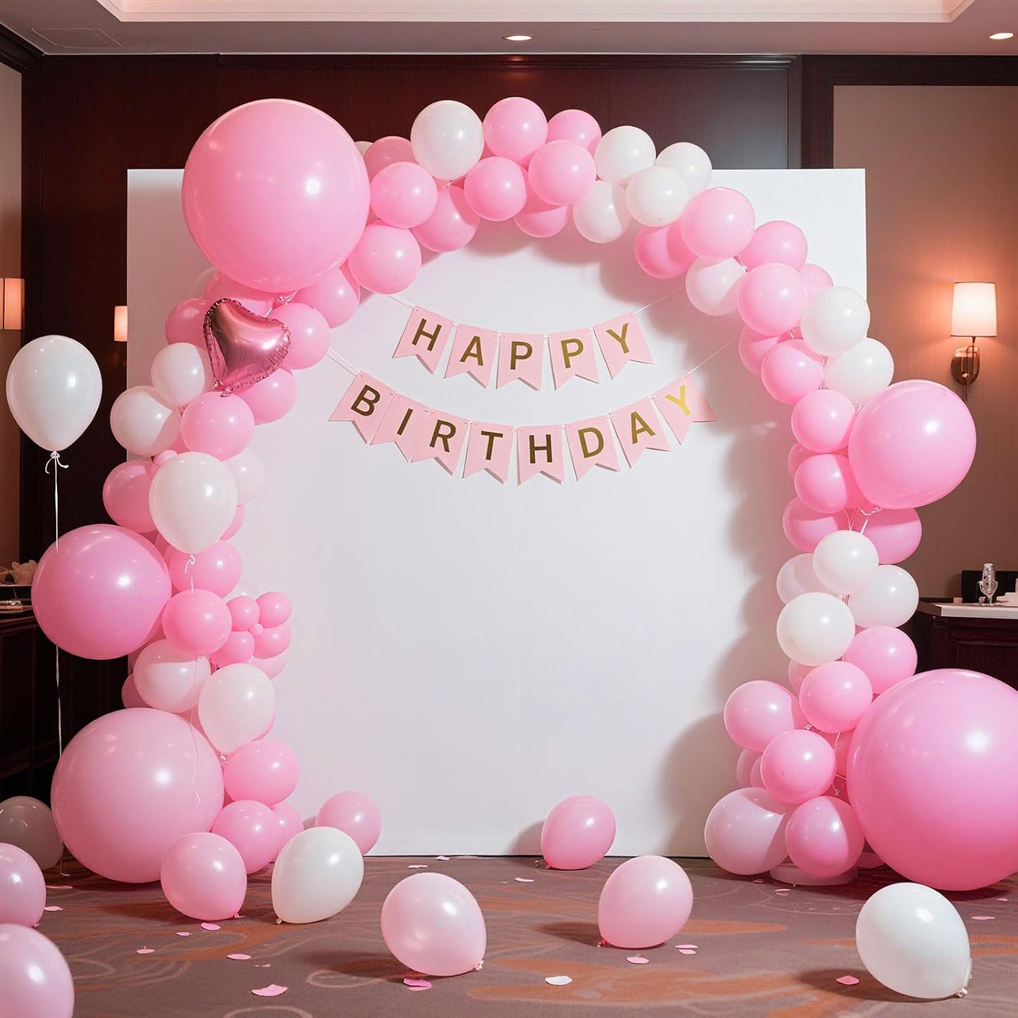 Pink Balloons Pink Birthday Decorations 10 Pack 36 inch Round Gender Reveal Ballons for Birthday Wedding Anniversary Baby Shower Gender Reveal Party Decoration