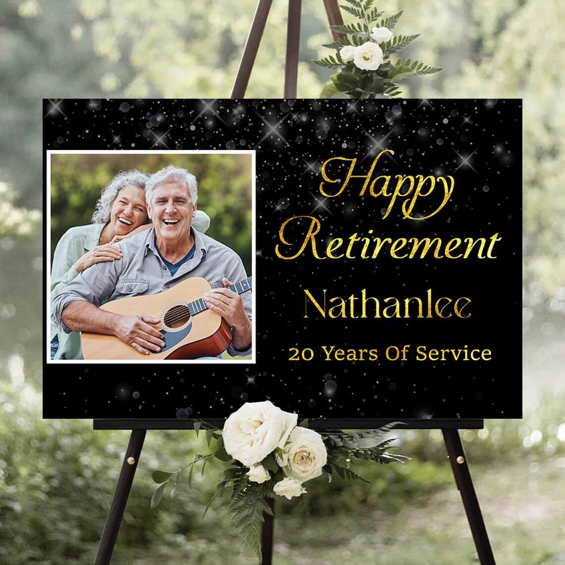 Personalized Retirement Yard Sign, Retirement Celebration Welcome Sign, Retirement Party Sign, Retirement Decorations, Retirement Outdoor Sign, Retirement Home Decor, Retirement Celebration Sign #7