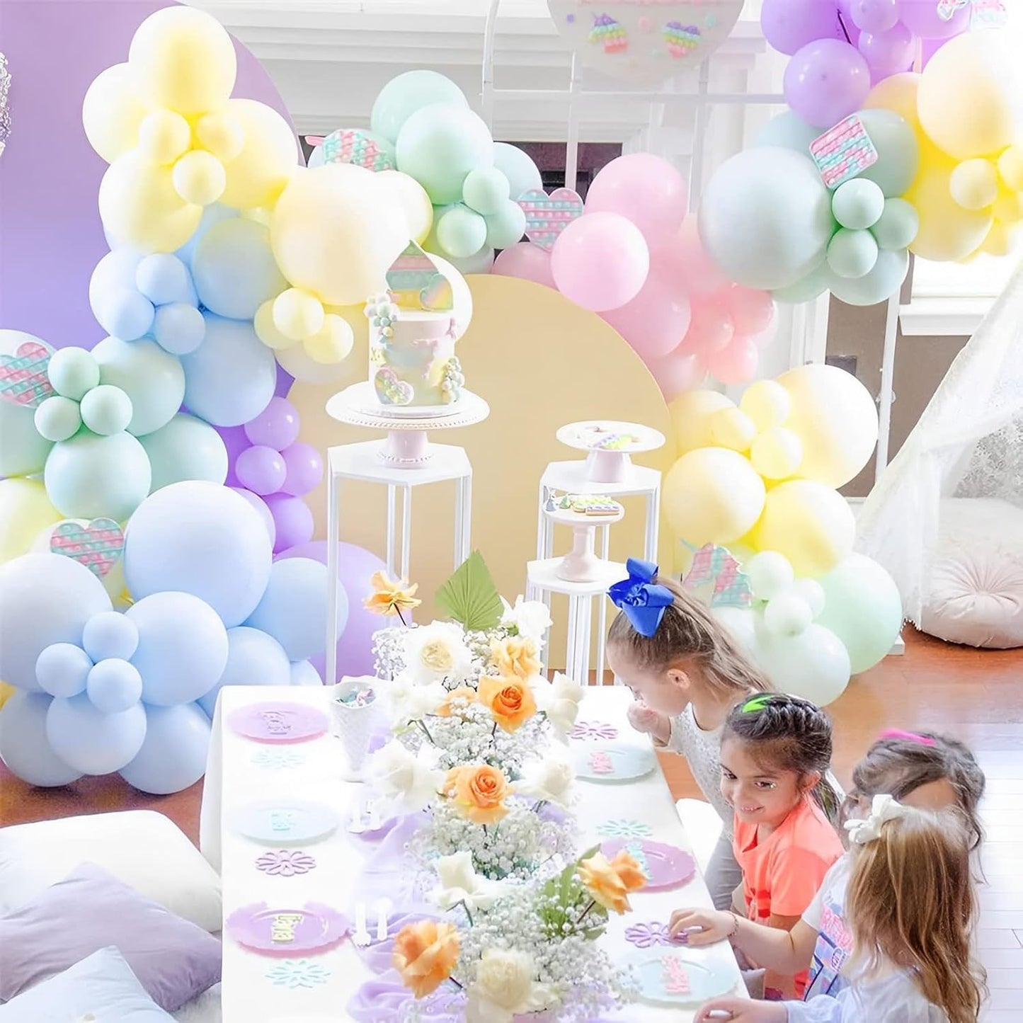 105pcs Baby Blue Balloons 12inch Light Blue Balloons for Boys Girls Birthday Baby Shower Gender Reveal Wedding Children's Day Decorations