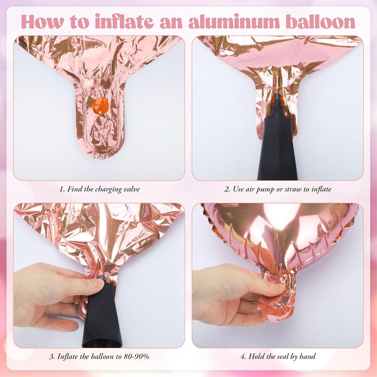 Ouddy Life Rose Gold Bachelorette Party Decorations, Bride to Be Bridal Shower Decoration with Crown Champagnes Diamond Ring Heart Foil Balloons, Veil Sash, Fringe Curtains Engagement Wedding Supply