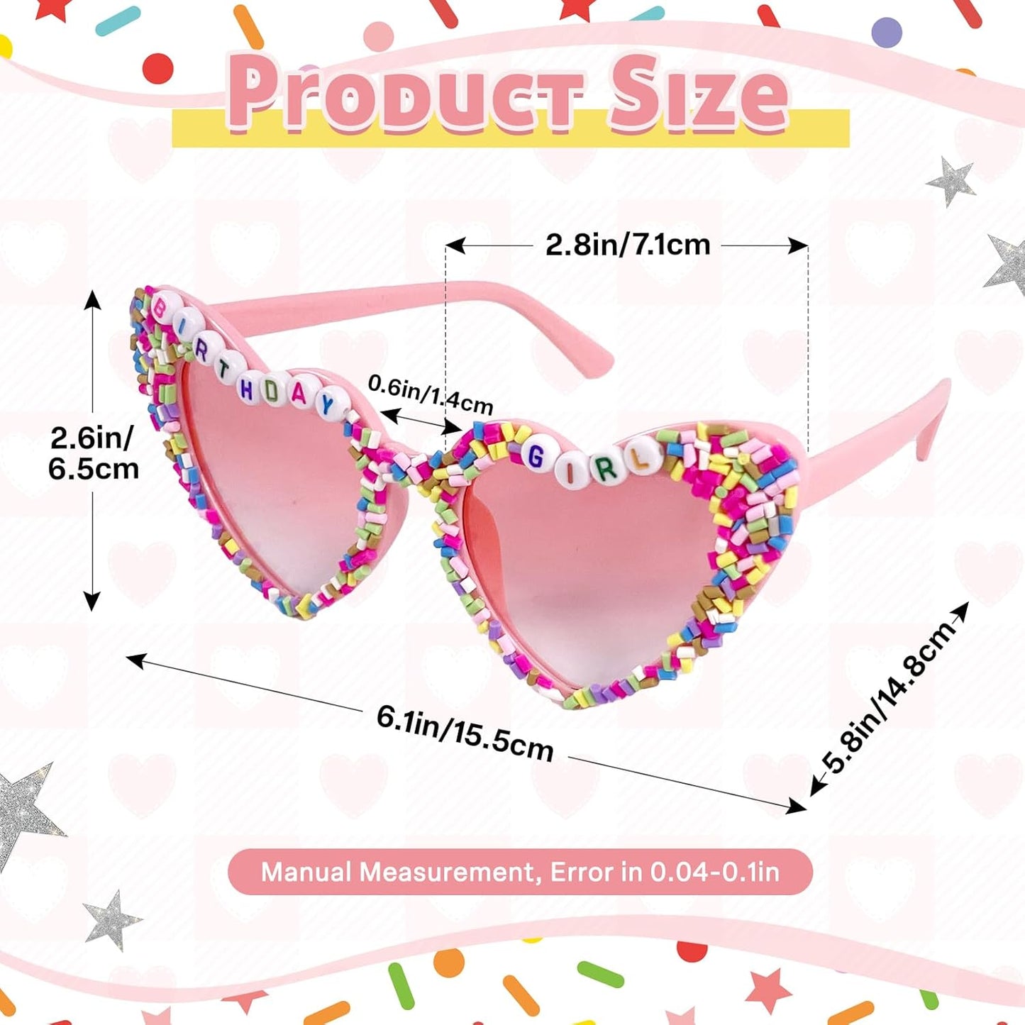Birthday Sunglasses with Crown, Birthday Glasses Headband Tiara for Women, Gifts Accessories Decorations