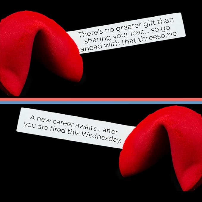 Miss Fortunes, Funny Fortune Cookies, The Two-Pack Shakur, Written by Professional Comedy Writers! (Multi-pack of 2 Dozen Cookies) (Dirty Dozen + Sassy Dozen)