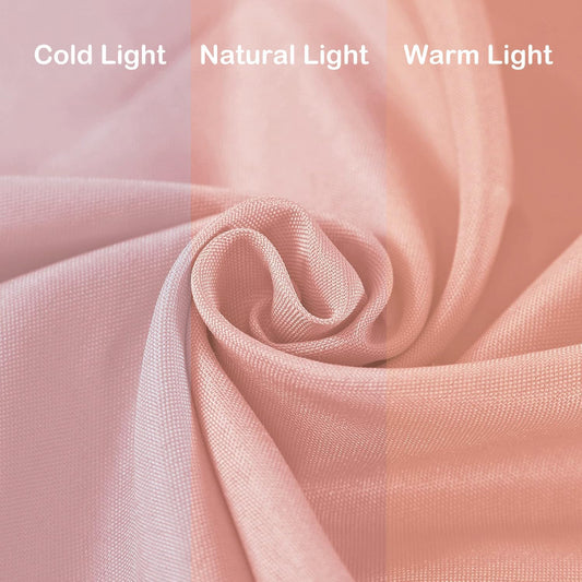 Cupuamon Rectangle Tablecloth 90x132 inch Washable Polyester Fabric Table Cloth for Wedding Party Dining Banquet Decoration（90x132, Dusty Pink）