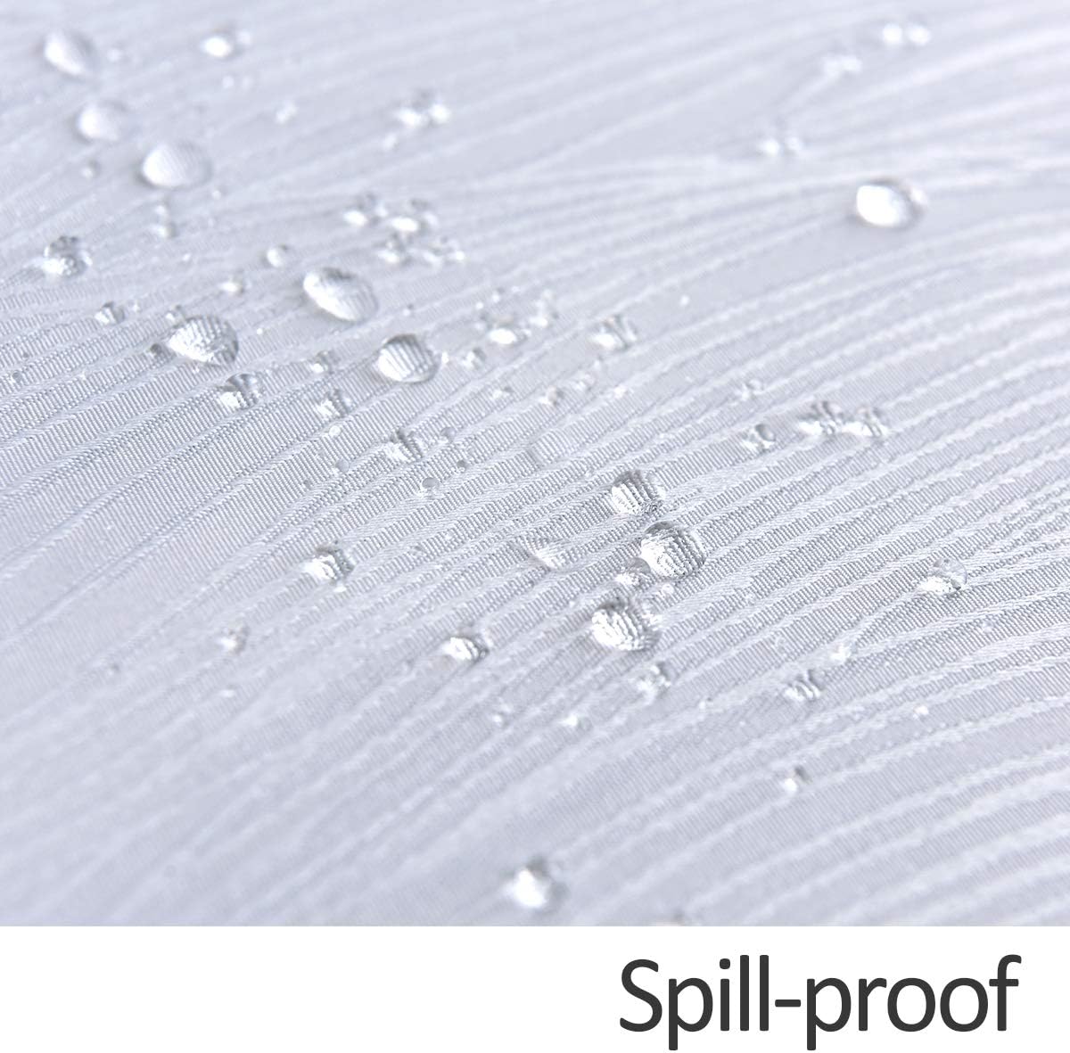 maxmill Jacquard Tablecloth Swirl Design Water Resistance Antiwrinkle Heavy Weight Soft Table Cloth for Buffet Banquet Parties Event Holiday Dinner Rectangle 60 x 84 Inch White