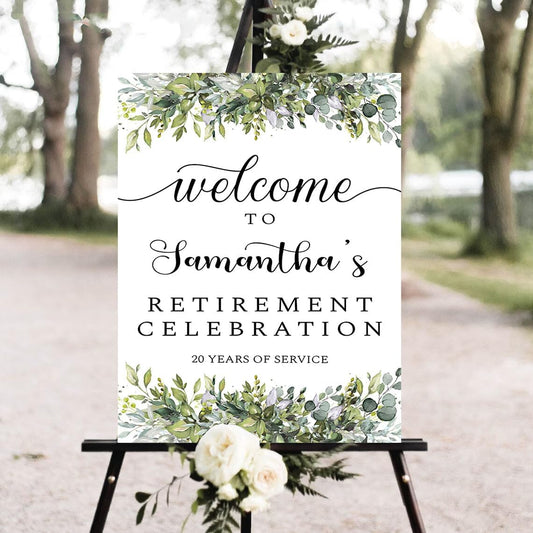 Personalized Retirement Yard Sign, Retirement Celebration Welcome Sign, Retirement Party Sign, Retirement Decorations, Retirement Outdoor Sign, Retirement Home Decor, Retirement Celebration Sign #18