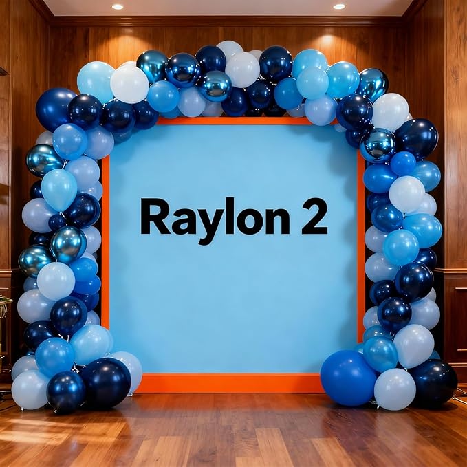 Blue Balloons - 60PCS 12 Inch Navy Blue Balloons, Pearl, Metallic, Light Blue, Baby Blue Balloon for Birthday, Wedding, Graduation, Baby Shower, Engagement Party Decorations