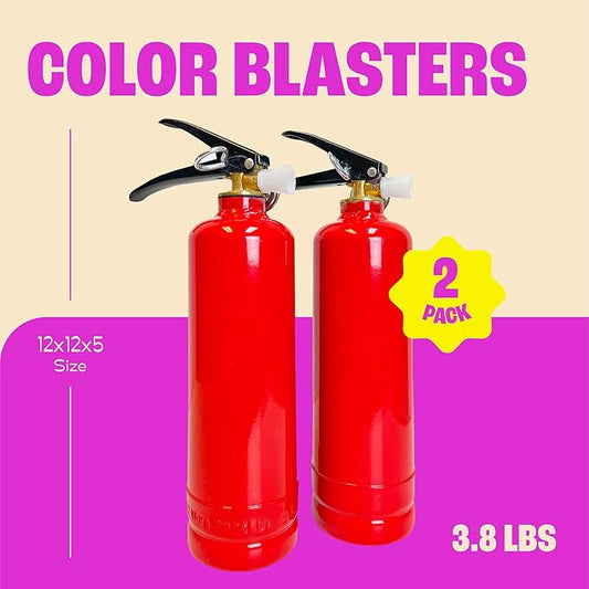 Chameleon Colors Color Blasters, Gender Reveal Fire Extinguisher, Gender Reveal Smoke Bombs, Powder Cannon, Smoke Blaster, War and Holi Color Blaster, 2 Purple Blasters