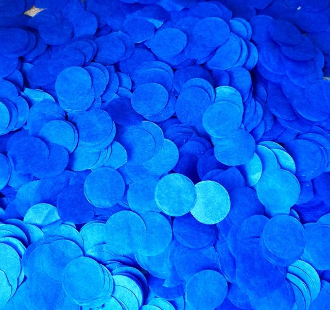 15mm Tissue Paper Confetti 5000 pcs Biodegradable Confetti Circle Wedding Birthday Party Decoration Royal Blue