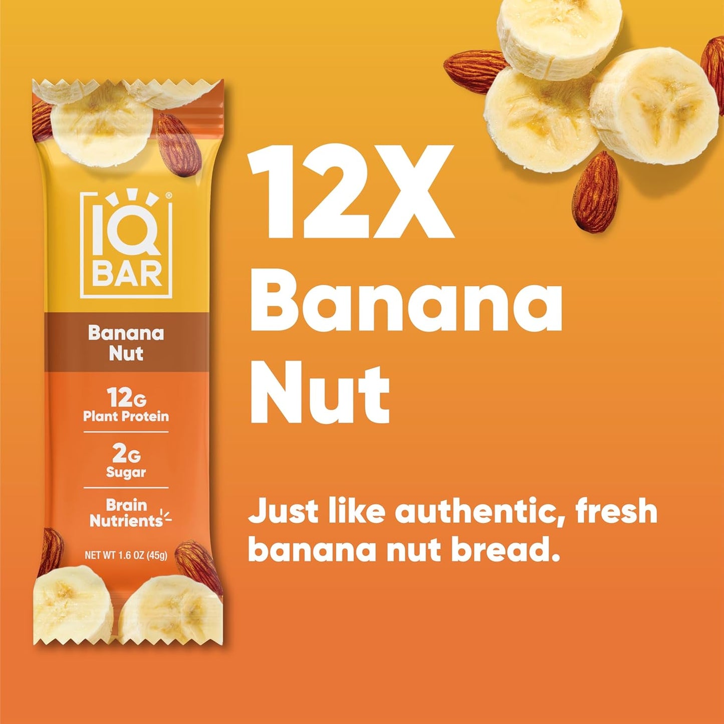 IQBAR Brain and Body Plant Protein Bars - Chocolate Lovers Variety - 12-Count - Keto, Vegan, Low Carb, High Fiber, Gluten Free, Dairy Free, Low Sugar Snack with Nutrients for Focus, Energy, Meal Replacement